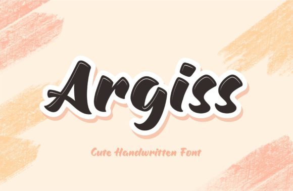 Argiss: A Modern Display Font for Authentic Branding
