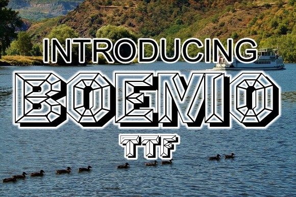 Boemo: The Geometric Display Font That Elevates Your Brand Identity