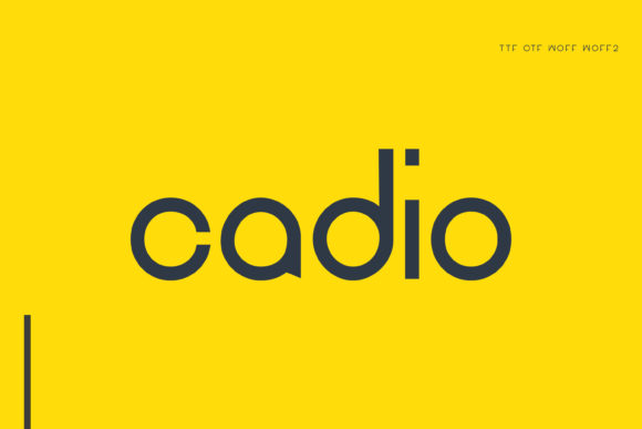 Cadio: The Modern Display Font for Polished Web Design