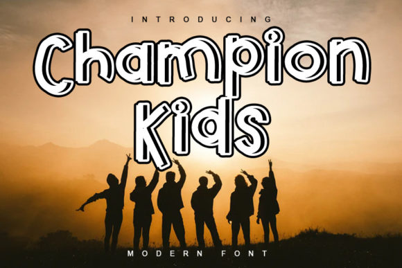 Champion Kids: The Playful Display Typeface for Modern Web Projects