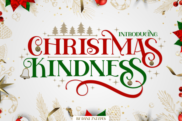 Christmas Kindness Font for Branding Projects