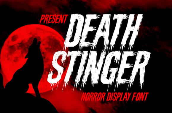 Death Stinger Font for Editorial and Content Design