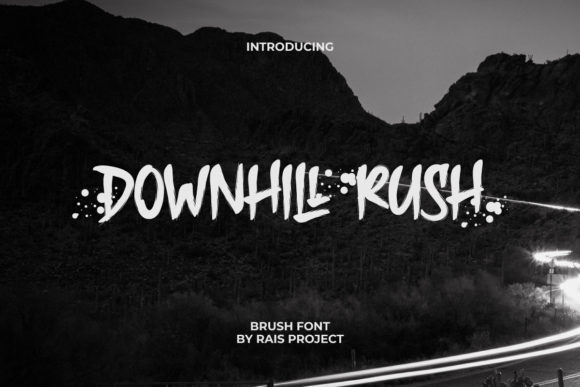 Downhill Rush: The Sporty Typeface That Elevates Small Business Branding
