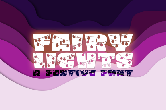 Fairy Lights: The Perfect Display Font for Festive Web Design