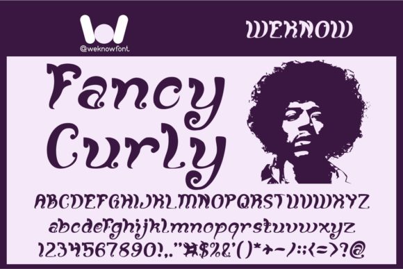 Fancy Curly: A Charming Display Typeface for Digital Brands
