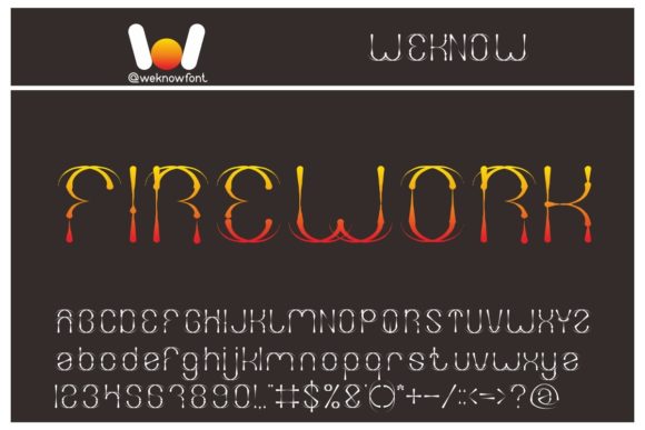 Firework: A Modern Display Font for Editorial Design