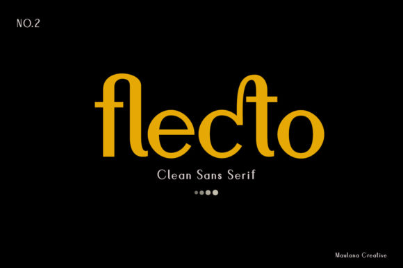 Flecto: The Creative Typeface for Handmade Product Branding