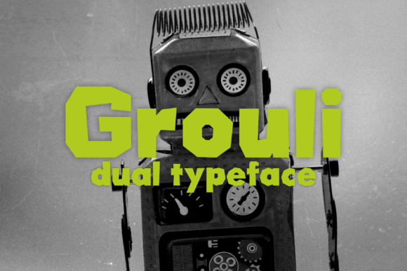 Grouli Dual Typeface for Branding Impact