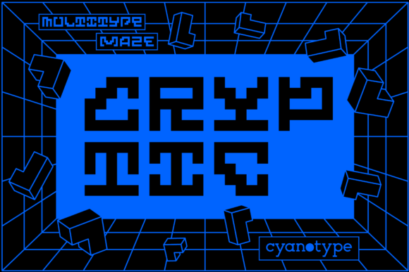 MultiType Maze Cryptic: The Pixelated Typeface That Drives Campaign Clarity