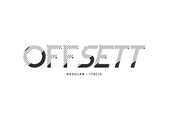 Offsett: A Futuristic Font for Modern Branding Projects
