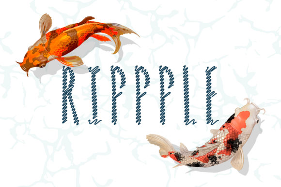 Rippple: A Wavy Typeface for Creative Branding