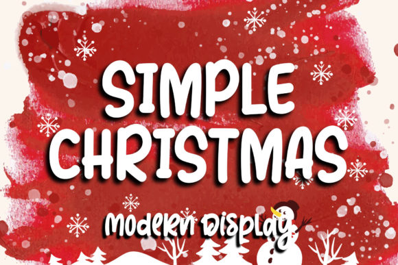 Simple Christmas: The Perfect Display Font for Handmade Holiday Goods