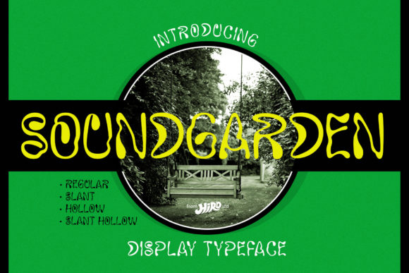 Soundgarden: A Stylish Display Font for Creative Makers