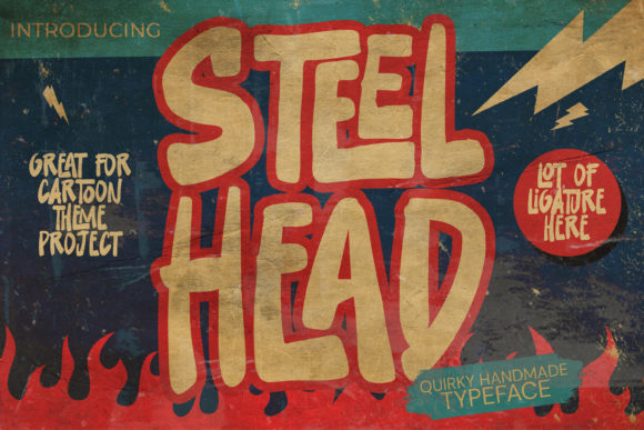 Steel Head: The Brushed Display Typeface for Scroll-Stopping Campaigns