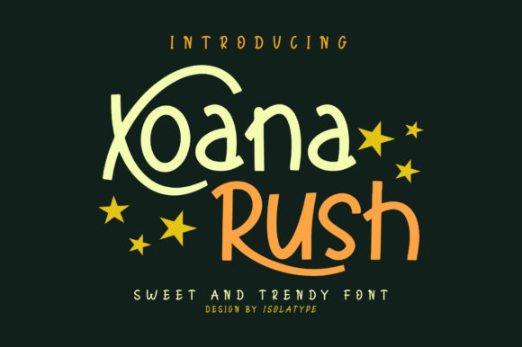 Xoana Rush Font for Bold Branding and Creative Design